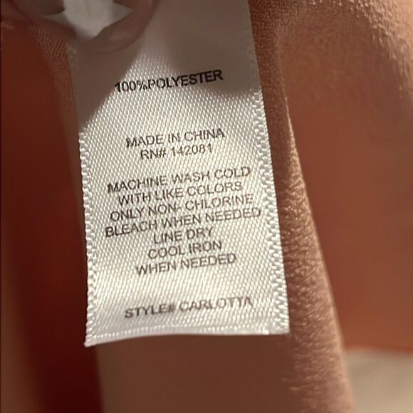 Altar’d State Carlotta blush pink slip dress size small - Picture 6 of 6